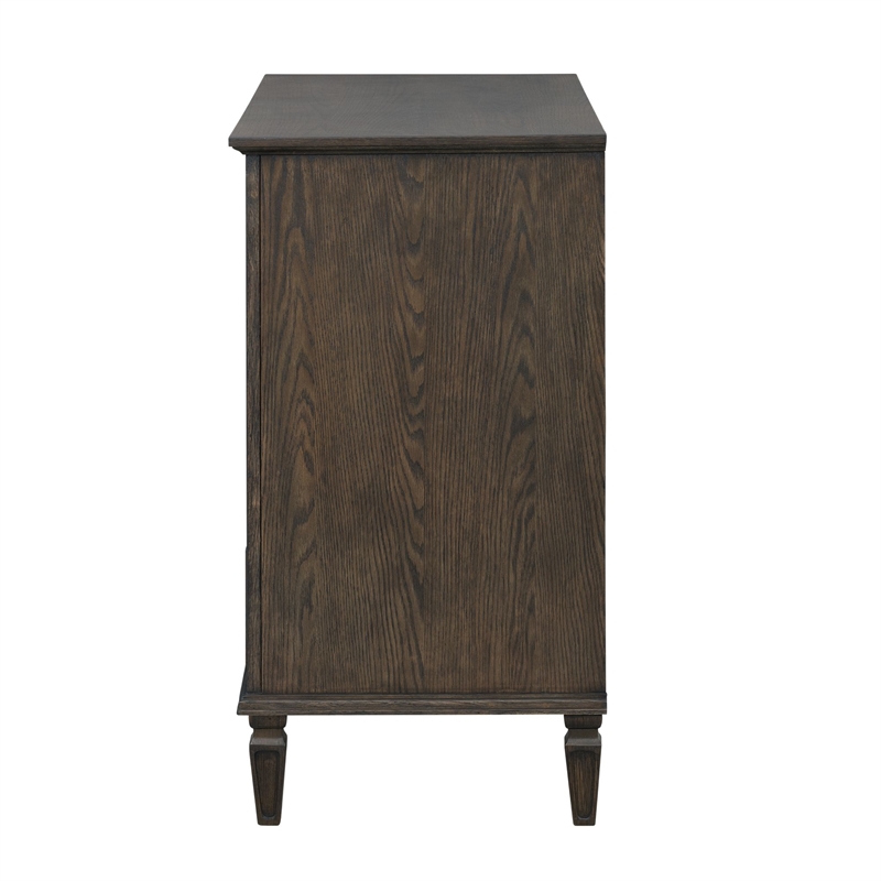 Olliix Madison Park Signature Victoria Dresser MDF/Wood in Antique Brown