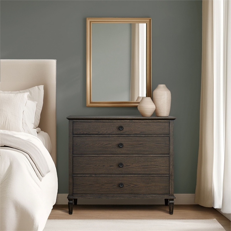 Olliix Madison Park Signature Victoria Dresser MDF/Wood in Antique Brown