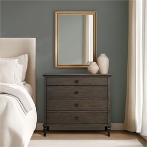 Olliix Madison Park Signature Victoria Dresser MDF/Wood in Antique Brown