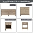 Olliix Madison Park Signature Victoria Dresser MDF/Wood in Antique Cream