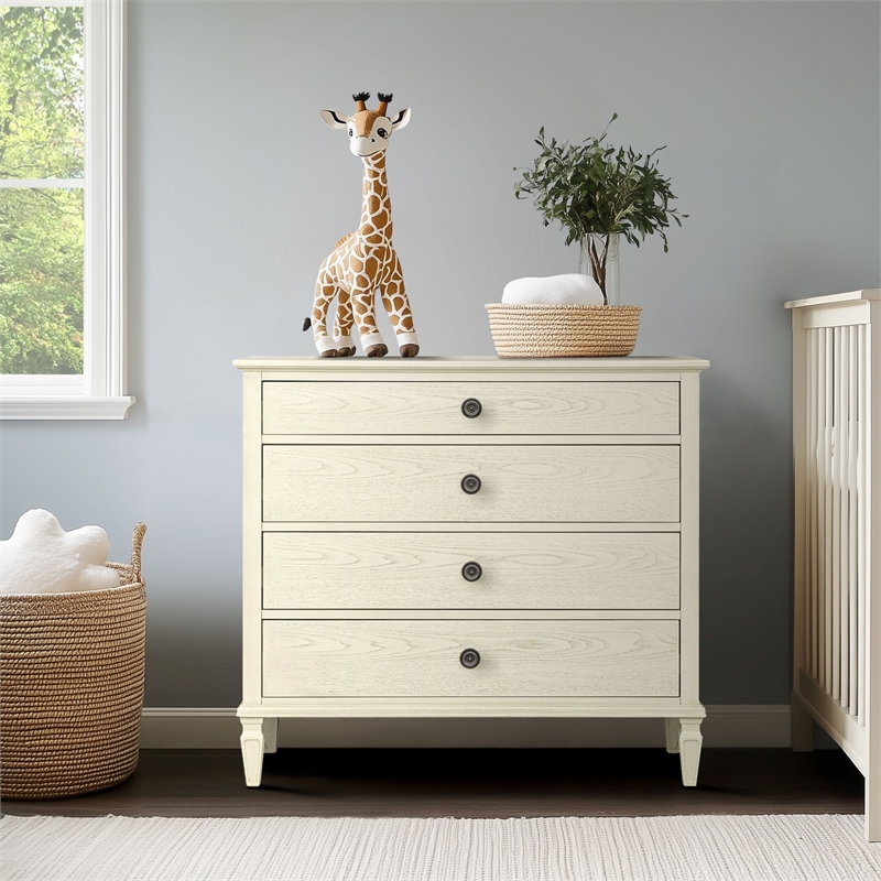 Olliix Madison Park Signature Victoria Dresser MDF/Wood in Antique Cream