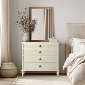Olliix Madison Park Signature Victoria Dresser MDF/Wood in Antique Cream