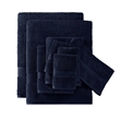 Olliix Madison Park Signature 800GSM 8-Piece Bath Towel Cotton in Dark Navy