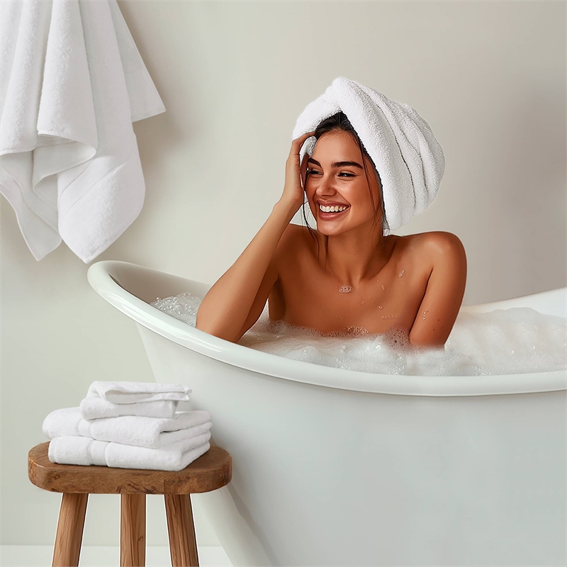 Olliix Madison Park Signature 800GSM 8-Piece Bath Towel Cotton in Taupe