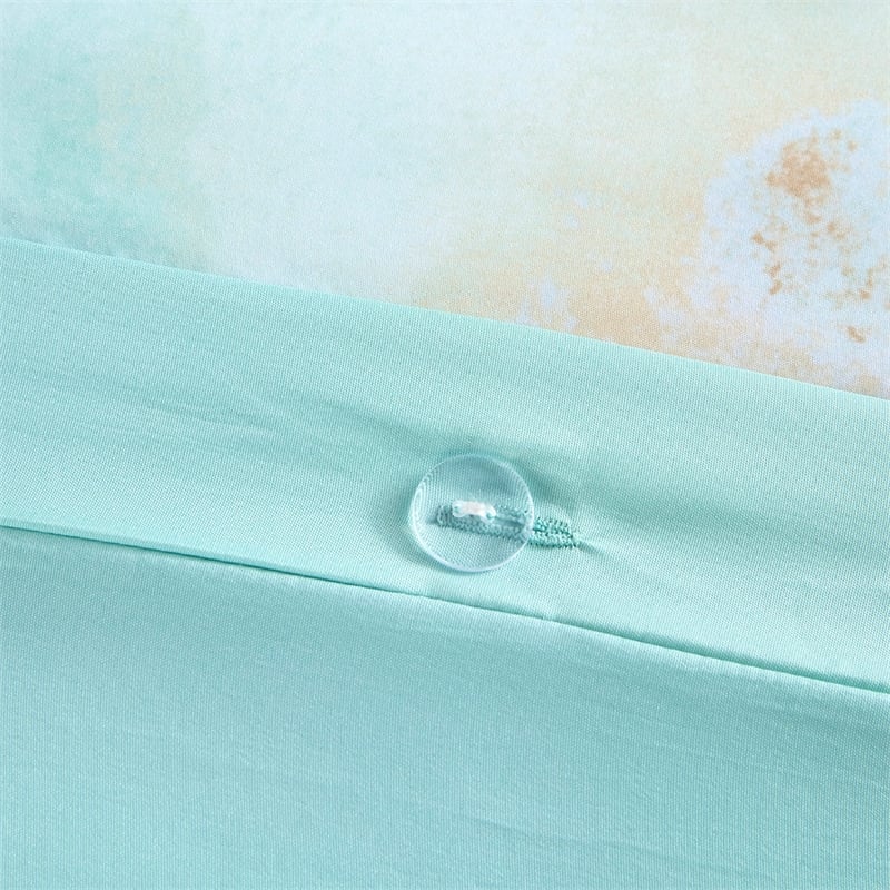 Olliix Intelligent Design Cassiopeia King/Cal King Duvet Cover Set in Aqua