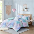 Olliix Intelligent Design Cassiopeia King/Cal King Duvet Cover Set in Aqua