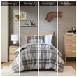 Olliix Intelligent Design Blake Twin/Twin XL Duvet Mini Set in Tan/Gray