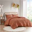 Olliix Intelligent Design Lucy Full/Queen Duvet Mini Set Polyester in Rust
