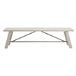 Olliix INK+IVY Sonoma 4-Piece Dining Set Wood/Fabric in Reclaimed White