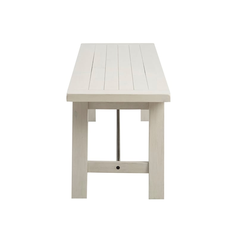Olliix INK+IVY Sonoma 4-Piece Dining Set Wood/Fabric in Reclaimed White