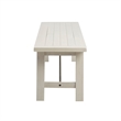 Olliix INK+IVY Sonoma 4-Piece Dining Set Wood/Fabric in Reclaimed White