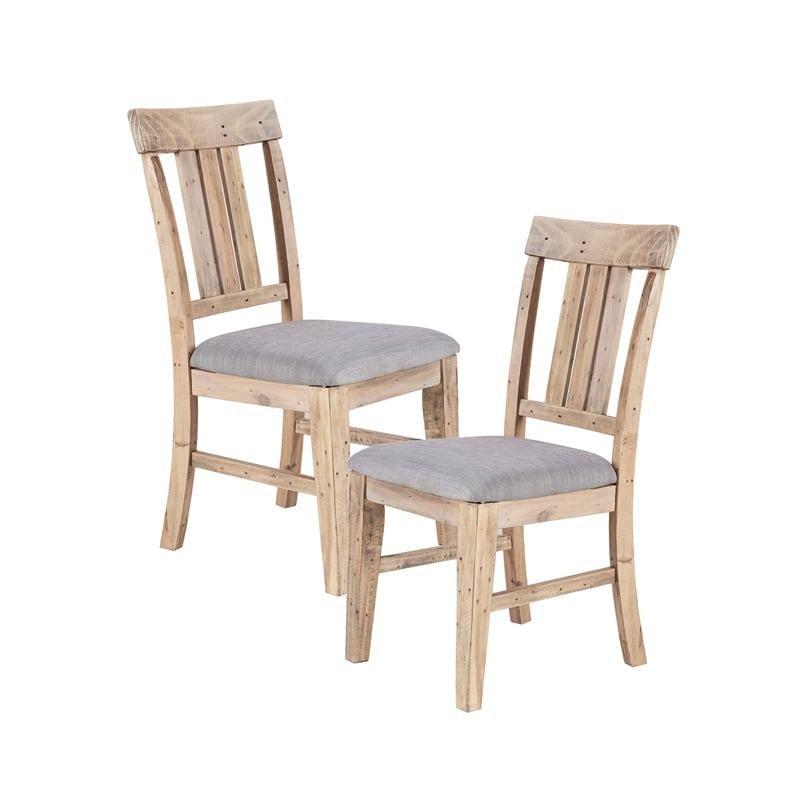 Olliix INK+IVY Sonoma 4-Piece Dining Set Wood/Polyester in Natural