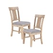 Olliix INK+IVY Sonoma 4-Piece Dining Set Wood/Polyester in Natural