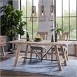 Olliix INK+IVY Sonoma 4-Piece Dining Set Wood/Polyester in Natural