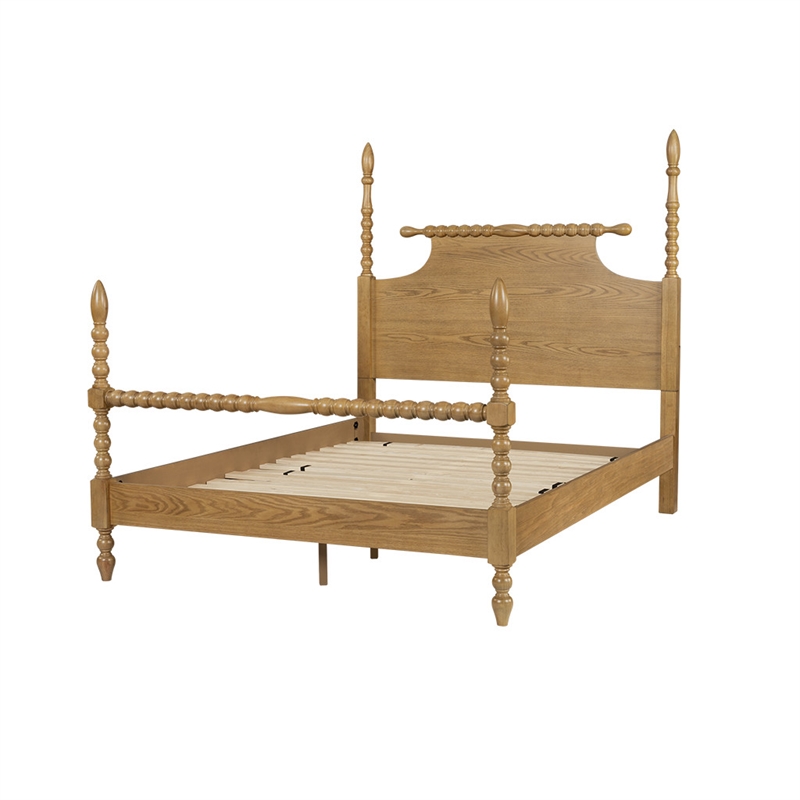 Olliix Madison Park Signature Beckett MDF/Wood Queen Bed in Natural