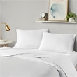 Olliix Intelligent Design Microfiber King Sheet Set Polyester in White