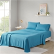 Olliix Intelligent Design Microfiber King Sheet Set Polyester in Teal