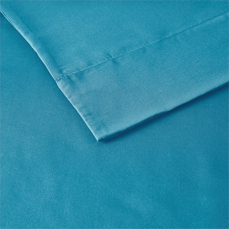 Olliix Intelligent Design Microfiber King Sheet Set Polyester in Teal