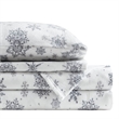 Olliix True North by Sleep Philosophy Micro Fleece Twin Sheet Set in Grey