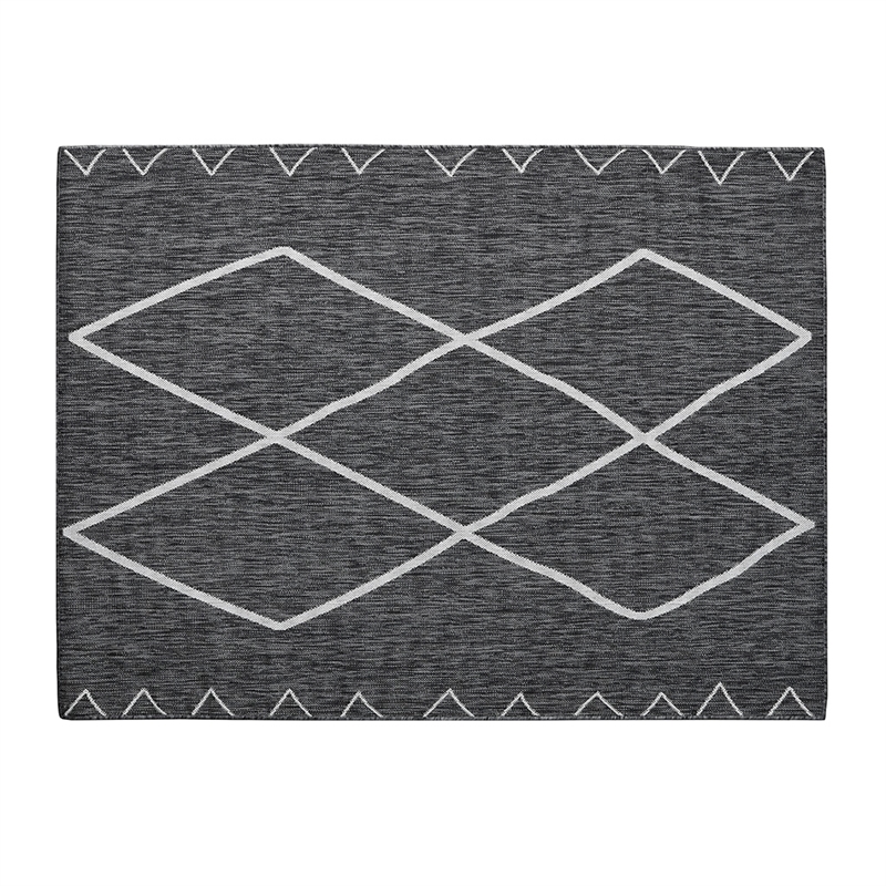 Olliix Madison Park Darya 8x10' Rug Polypropylene in Grey/White