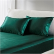 Olliix Madison Park Essentials Satin King 2PCS Pillowcase Polyester in Emerald