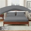 Olliix Main Street Ice Touch King Sheet Set Nylon/Spandex in Gray