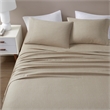 Olliix True North by Sleep Philosophy Cozy Flannel King Sheet Set in Beige