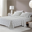 Olliix True North by Sleep Philosophy Cozy Flannel King Sheet Set in Black