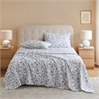 Olliix True North by Sleep Philosophy Cozy Flannel Full Sheet Set in Toile