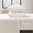 Olliix True North by Sleep Philosophy Soloft Plush King Sheet Set in Ivory