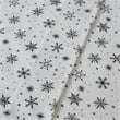Olliix Beautyrest Oversized Flannel Full Sheet Set in Black Snowflakes