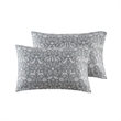 Olliix Beautyrest Oversized Flannel Full Sheet Set in Sage Winter Fauna