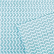 Olliix Intelligent Design Chevron Twin Sheet Set Polyester in Aqua