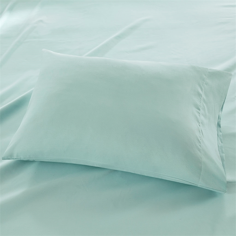 Olliix Madison Park 3M Microcell King Sheet Set Polyester in Seafoam