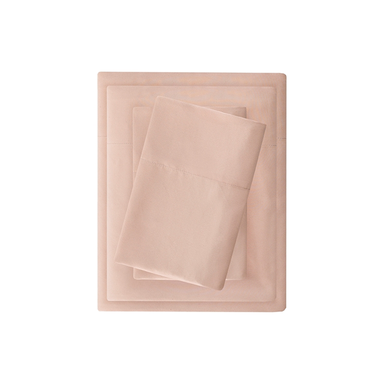 Olliix Madison Park 3M Microcell Full Sheet Set Polyester in Blush