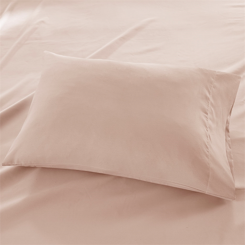 Olliix Madison Park 3M Microcell Full Sheet Set Polyester in Blush