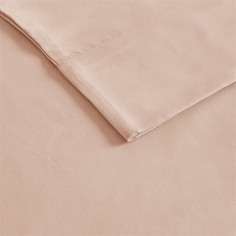 Olliix Madison Park 3M Microcell Full Sheet Set Polyester in Blush