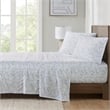 Olliix Madison Park Essentials 200 Thread Count Printed Full Sheet Set Green