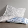 Olliix Madison Park Essentials Printed Satin King Sheet Set in Blue Marble
