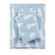 Olliix True North by Sleep Philosophy Cozy Flannel Full Sheet Set in Blue