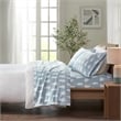 Olliix True North by Sleep Philosophy Cozy Flannel Full Sheet Set in Blue