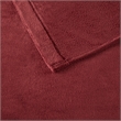Olliix True North by Sleep Philosophy Soloft Plush Twin Sheet Set in Burgundy