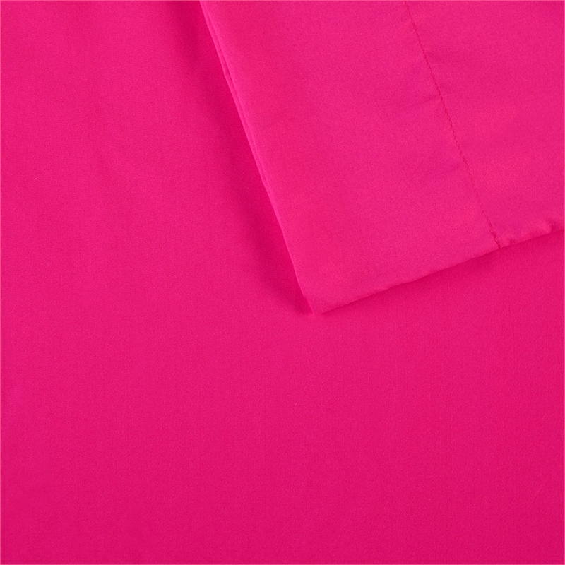 Olliix Intelligent Design Microfiber Full Sheet Set Microfiber in Pink