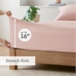 Olliix Intelligent Design Blend Jersey Knit Full Sheet Set in Blush