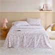 Olliix Intelligent Design Cozy Soft Twin Sheet Set Cotton in Happy Bows