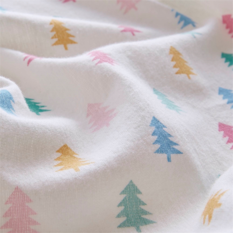 Olliix Intelligent Design Cozy Soft Full Sheet Set Cotton in Tree Block