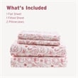 Olliix Intelligent Design Cozy Soft Full Sheet Set Cotton in Holiday Doodles