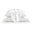 Olliix Madison Park Essentials Satin Twin Sheet Set Polyester in White