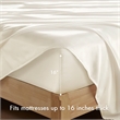 Olliix Madison Park Essentials Satin Twin Sheet Set Polyester in Ivory