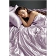 Olliix Madison Park Essentials Satin King Sheet Set Polyester in Lilac